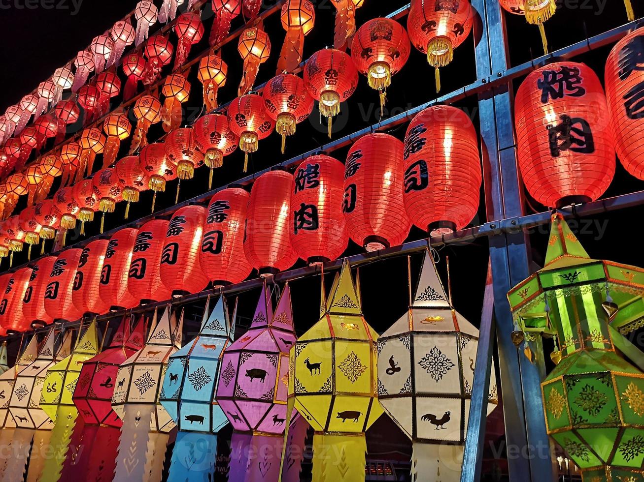 photo of festive lanterns Thailand