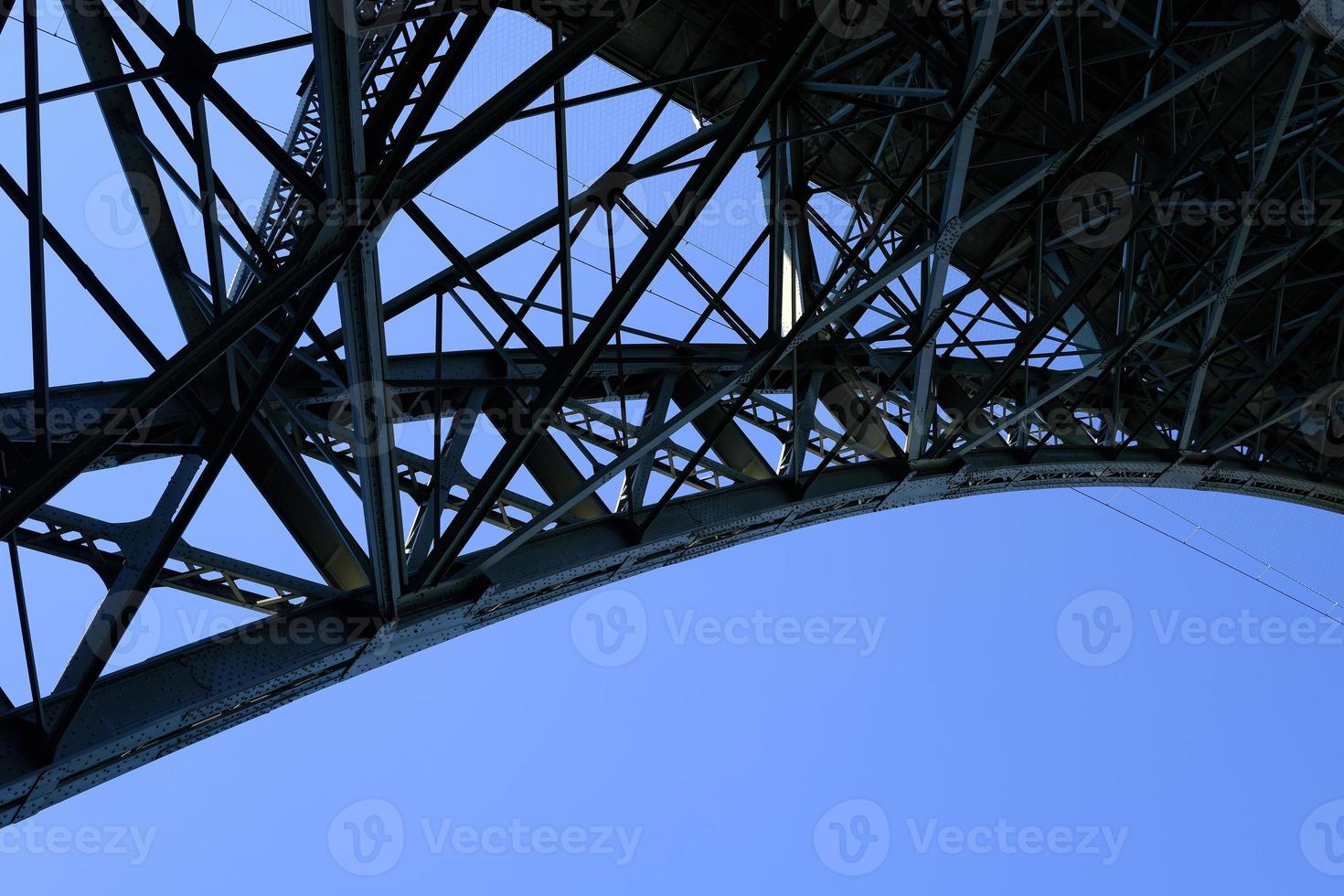 Scenery of Bottom View of Kornhausbrucke at Bern where is a Famous Landmark of Switzerland. photo