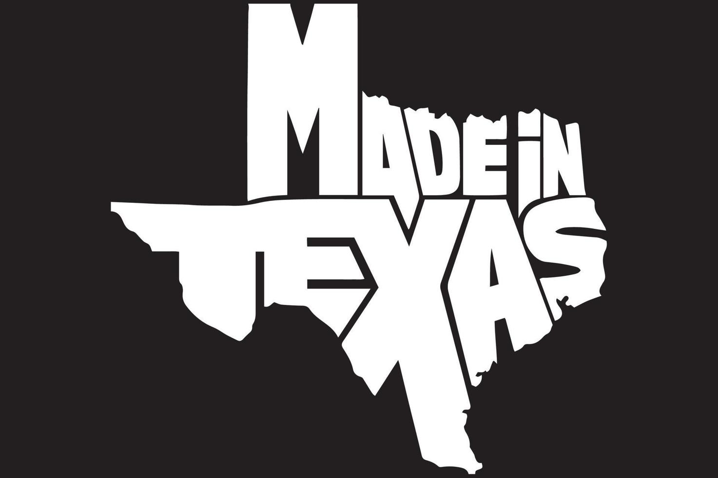 Made in Texas vector