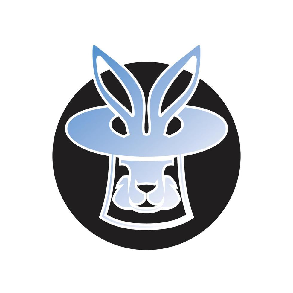 Rabbit vector icon illustration design