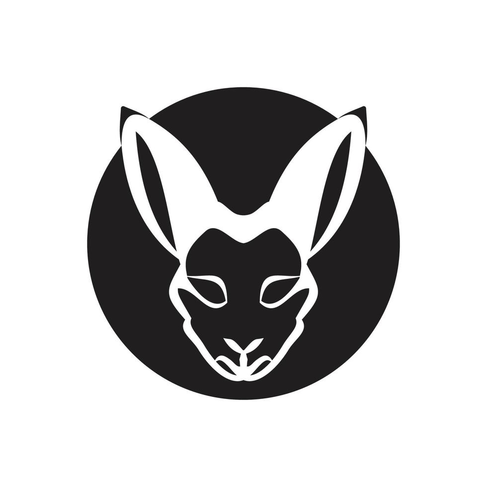 Rabbit vector icon illustration design