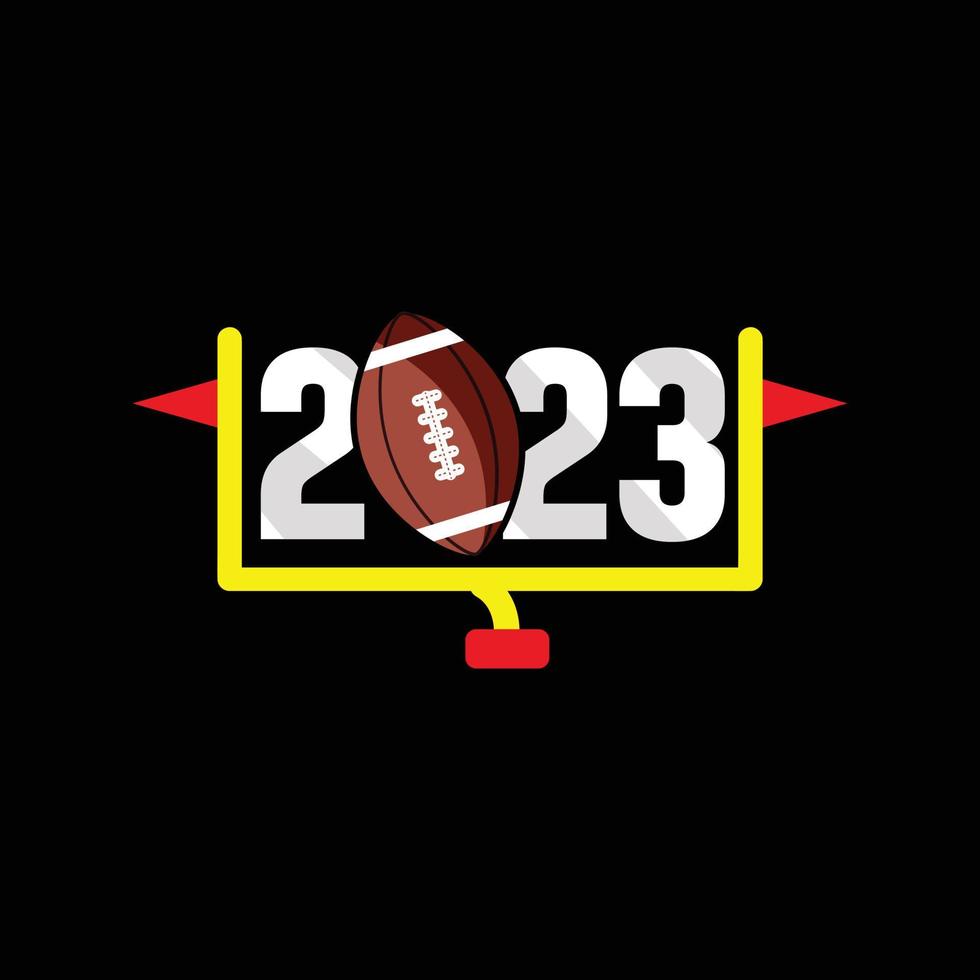 Super bowl 2023  vector t-shirt design. Super Bowl t-shirt design. Can be used for Print mugs, sticker designs, greeting cards, posters, bags, and t-shirts.