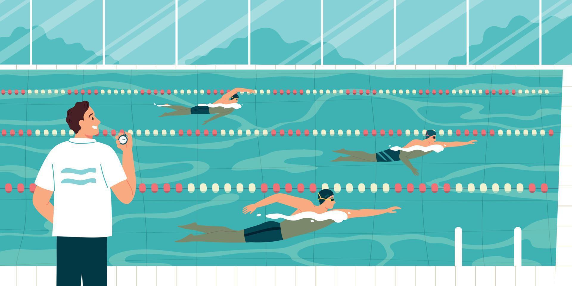 Swimming Pool Illustration vector