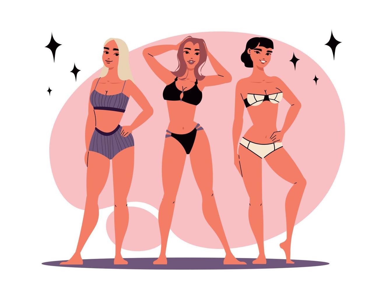 Women Lingerie Concept vector