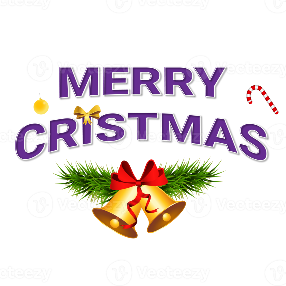 Merry christmas decorative festival wishes greeting design png