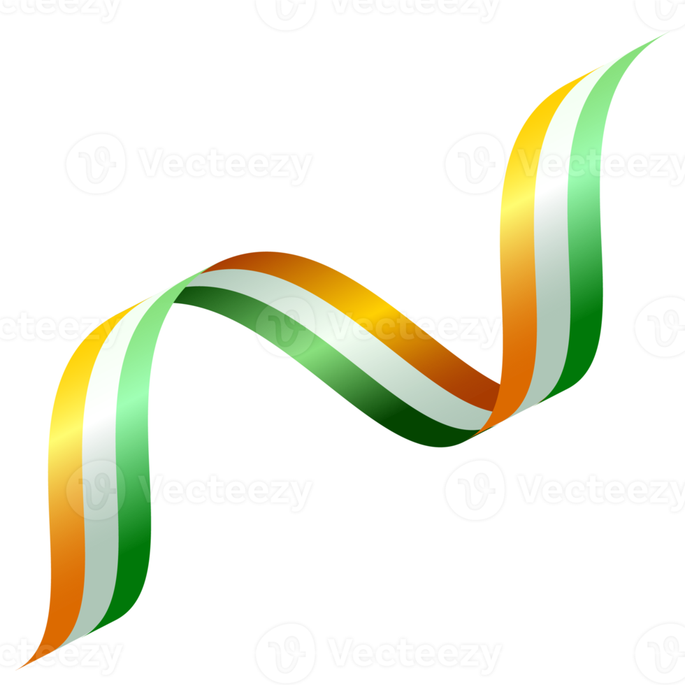 India flag ribbon png