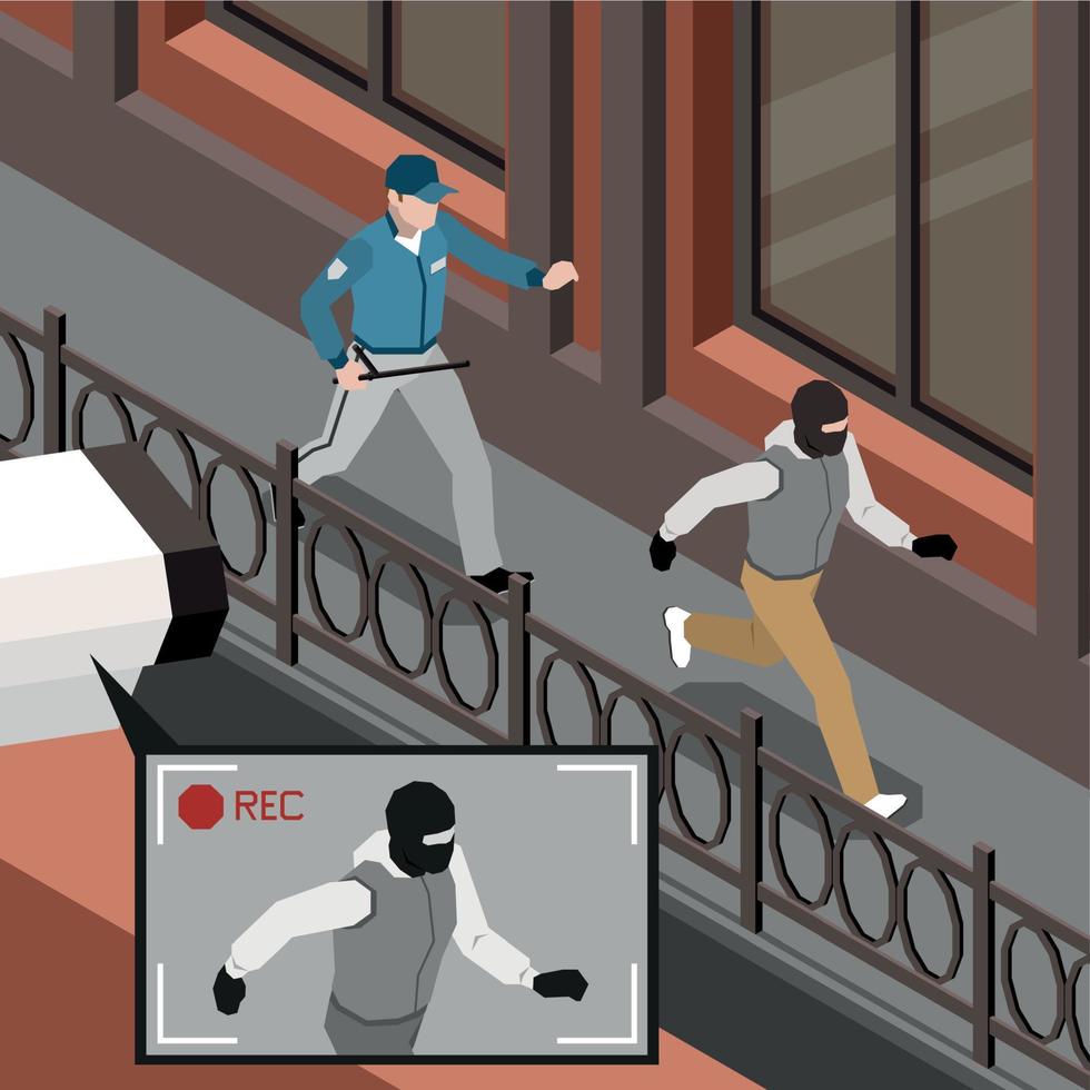 Security Service Background vector