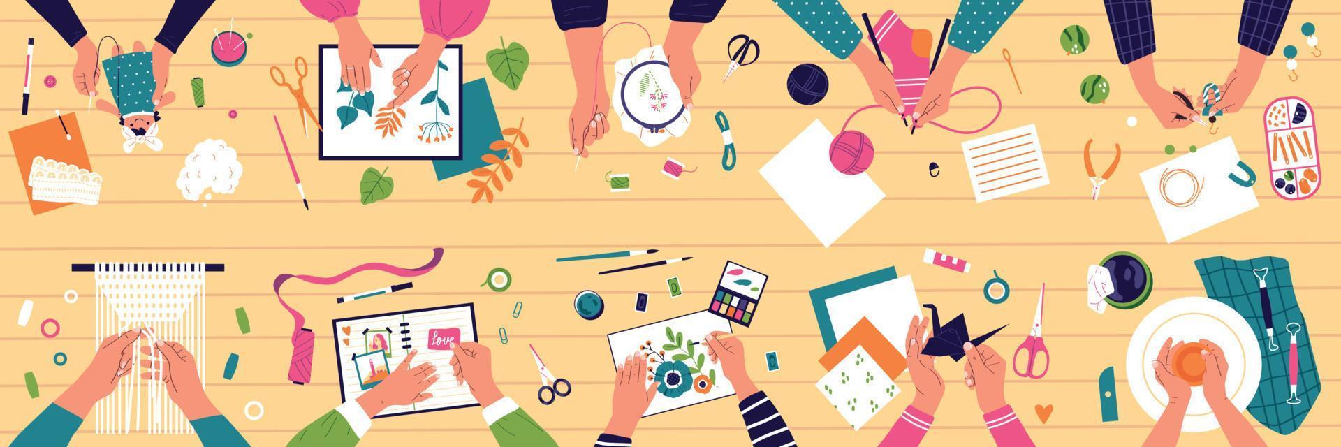 Craft Hobby Background vector