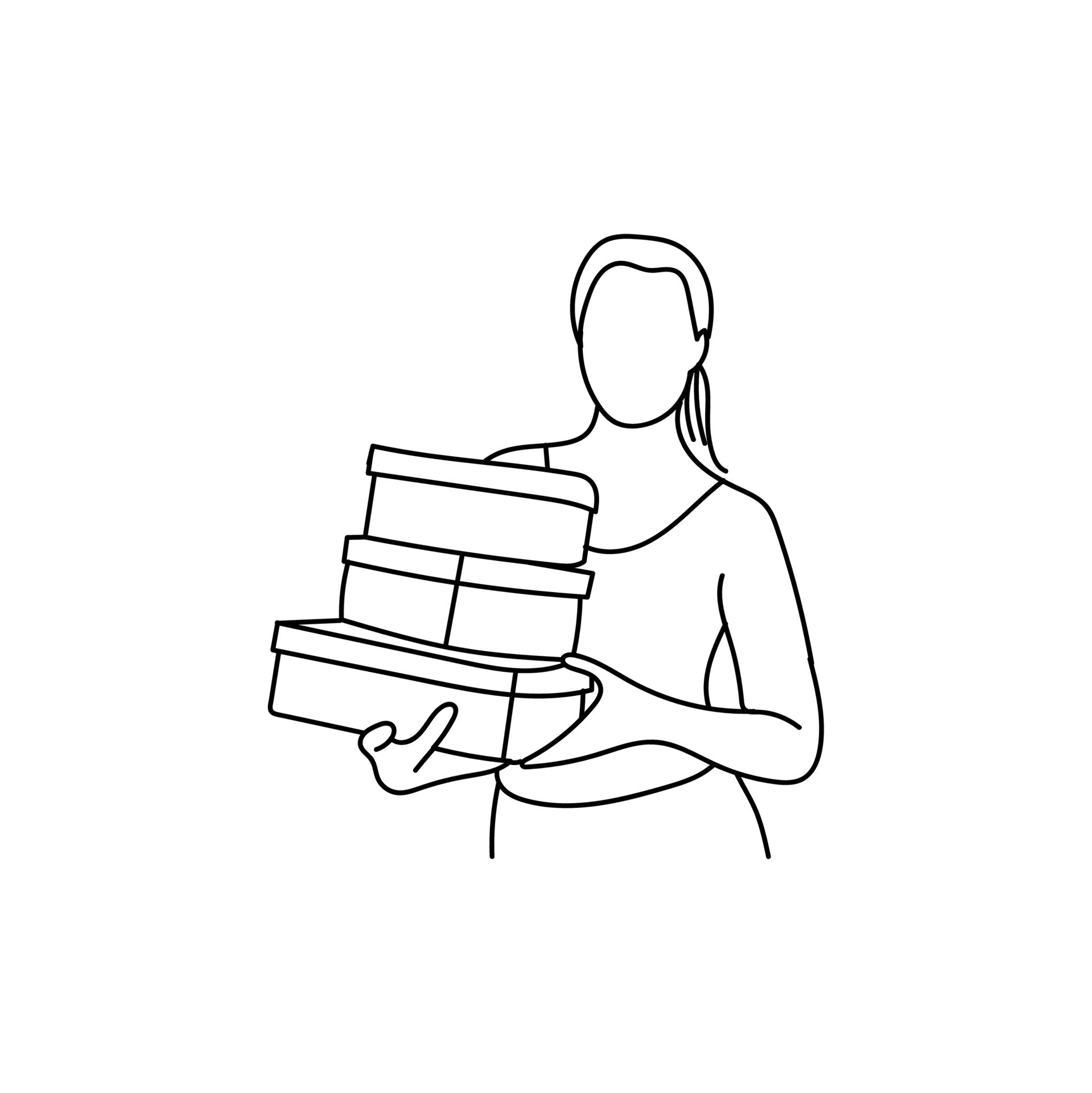 woman-gift-box-line-art-style-creative-design-19776273-vector-art-at