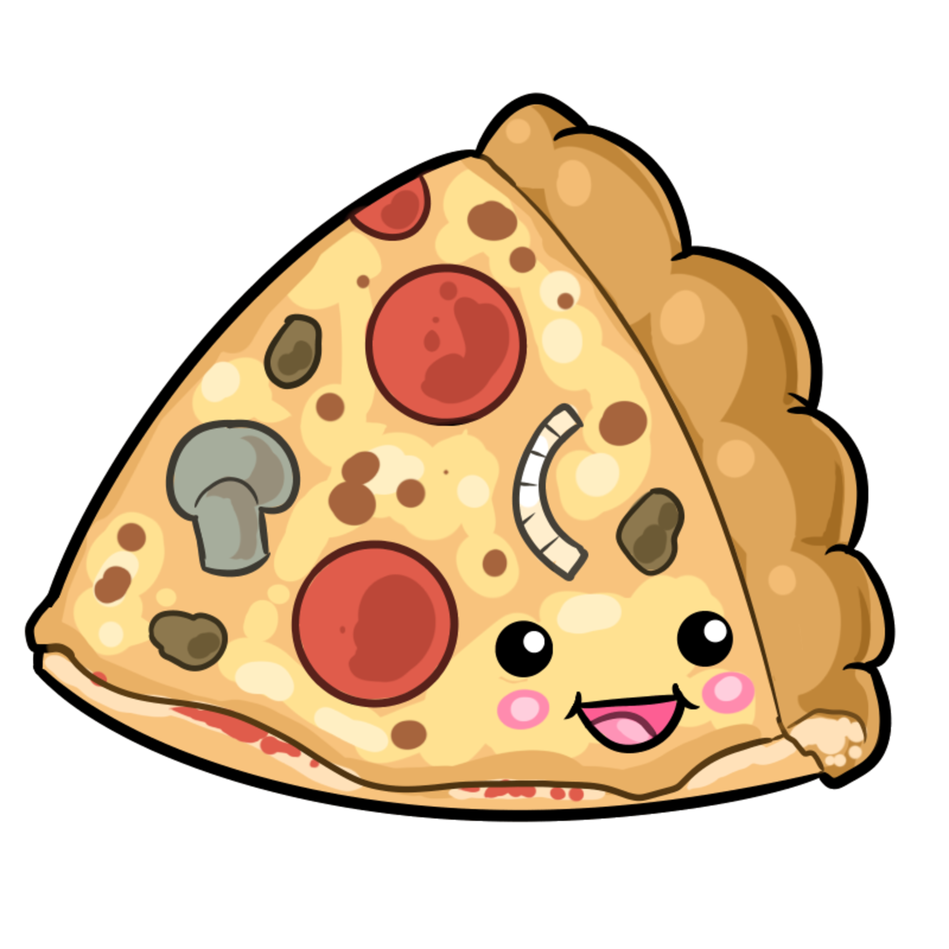 Funny Pizza Face 19776359 PNG