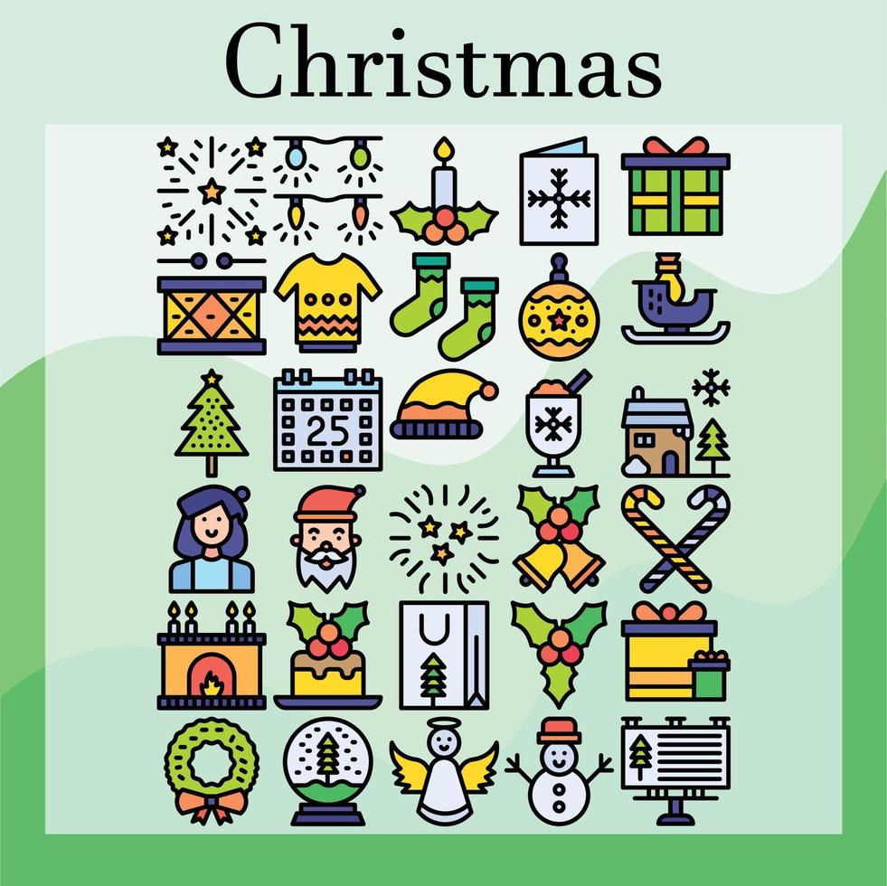 christmas free icon pack download vector