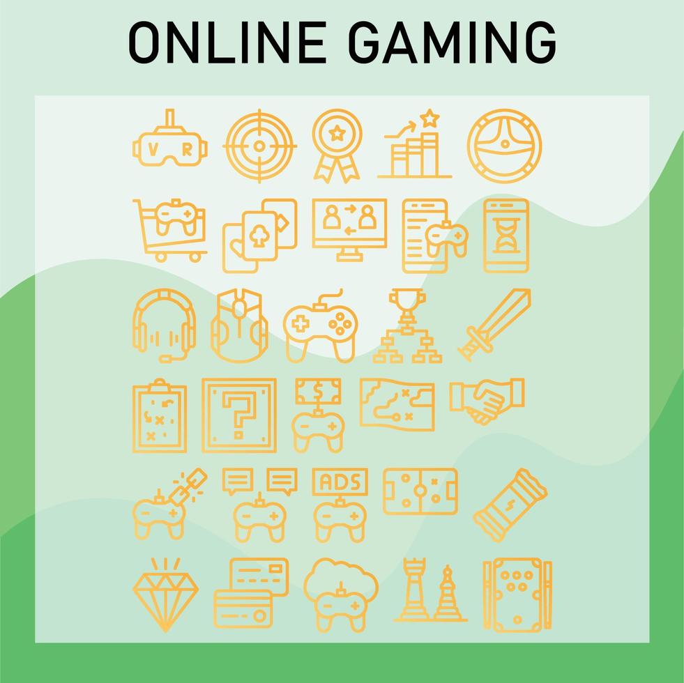 online gaming icon pack free download vector