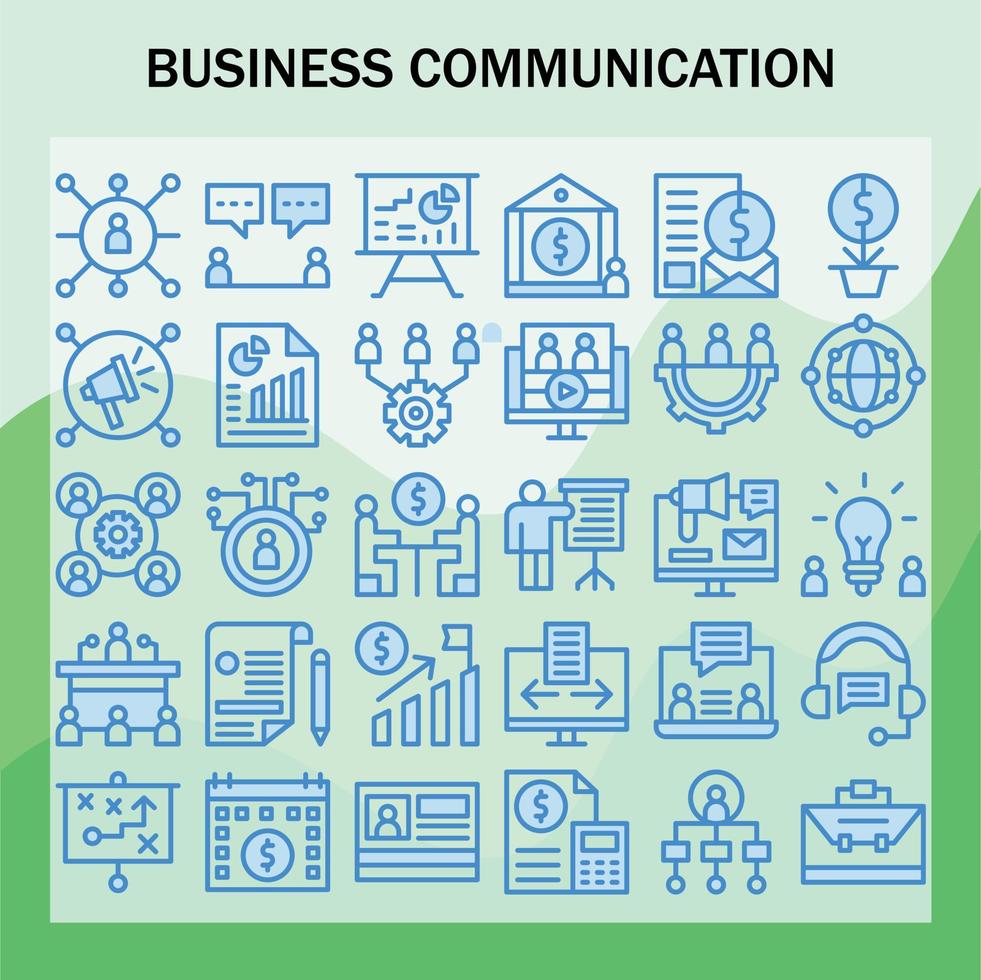 business communication free icon pack vector