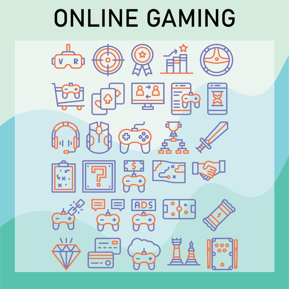 online gaming icon pack free download vector
