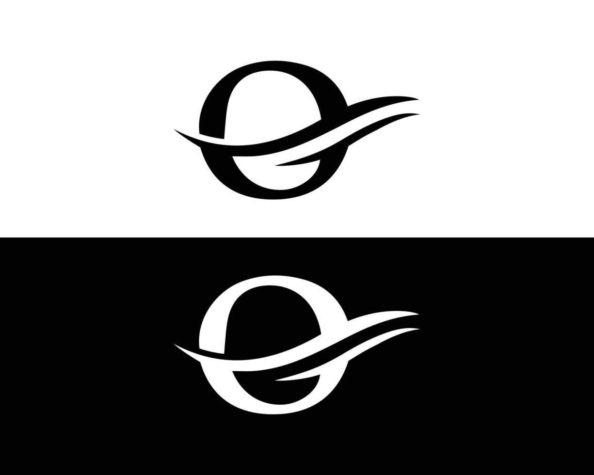 Letter Q Or O Logo Design Modern Vector Template.