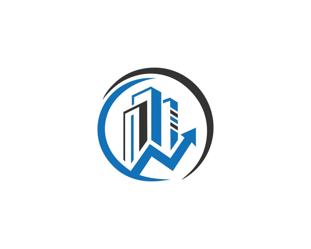 Real Estate And Property Investment Logo Design Symbol Vector Template.