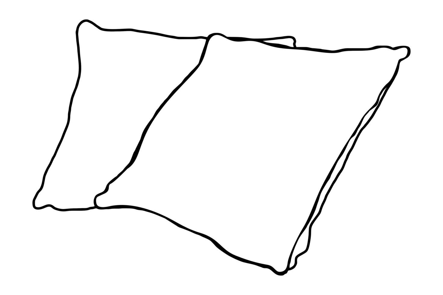 Pile of Plain Patterned Pillows png