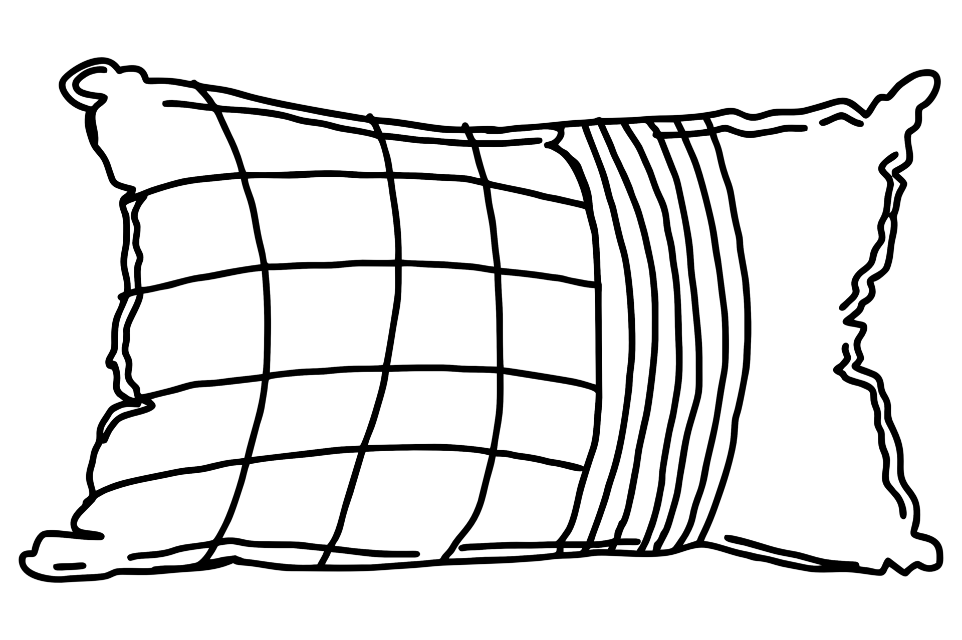 Abstract Patterned Pillow 19776870 PNG