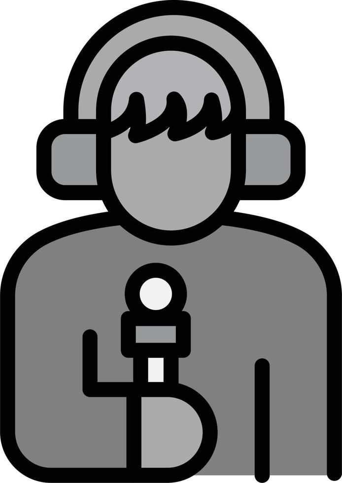 Reporter Vector Icon