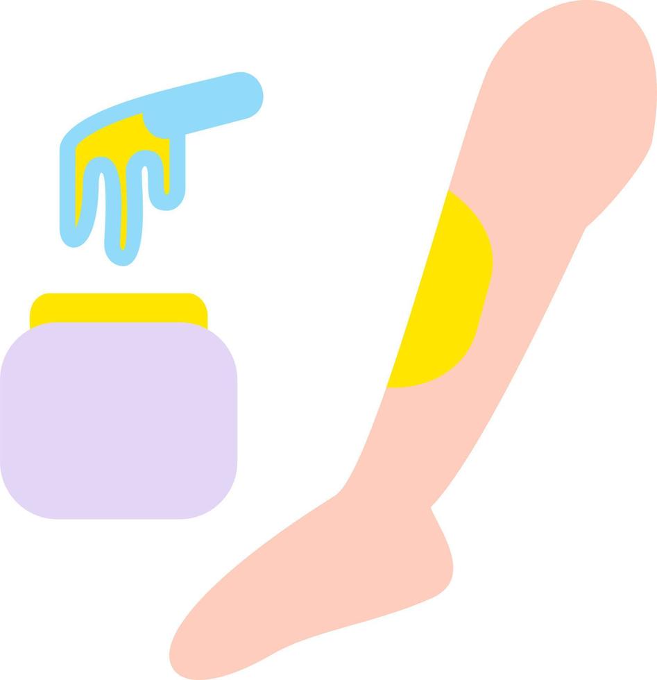 Waxing Vector Icon