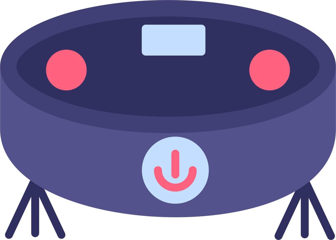 Robot vacuum cleaner Vector Icon