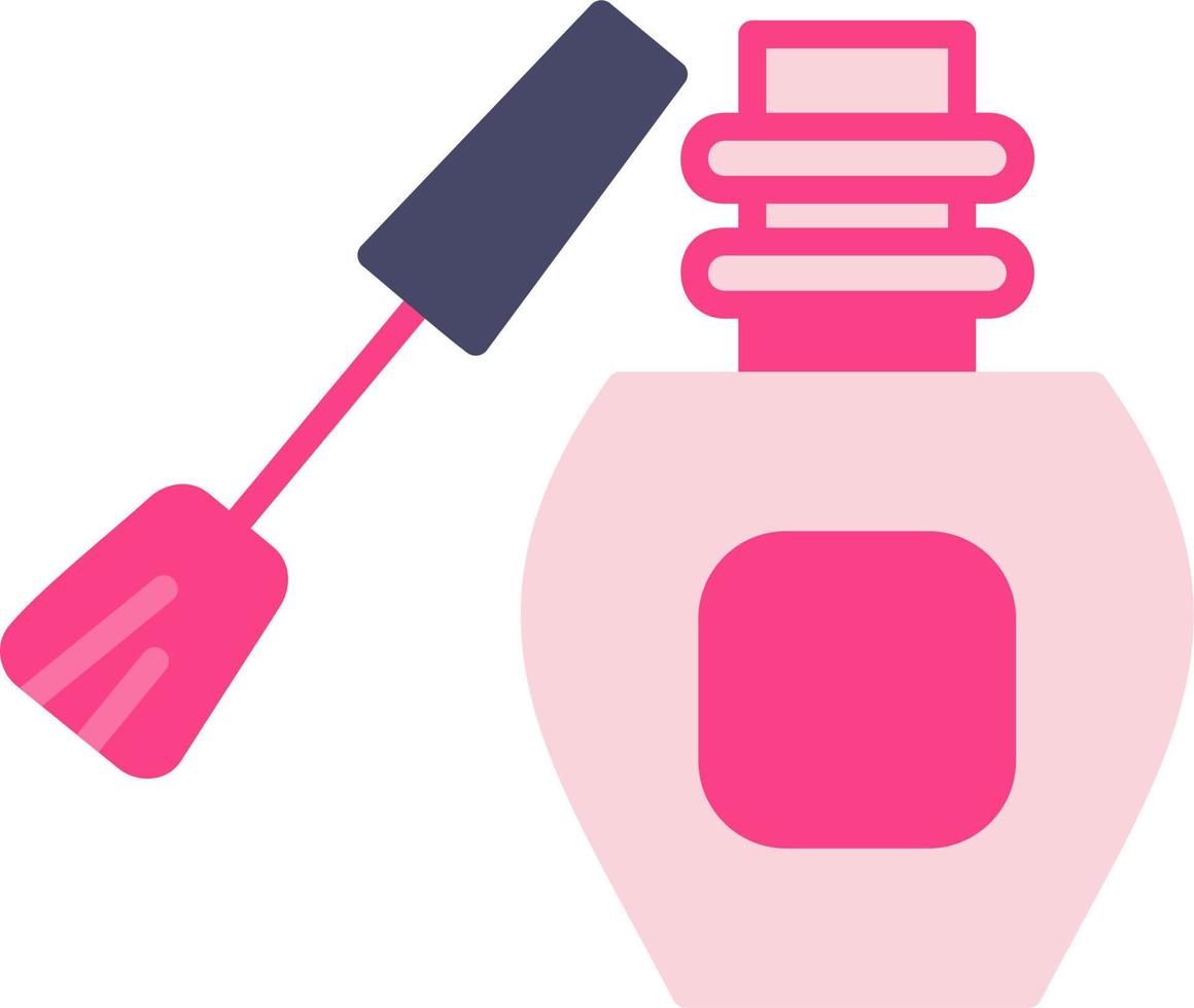 icono de vector de esmalte de uñas