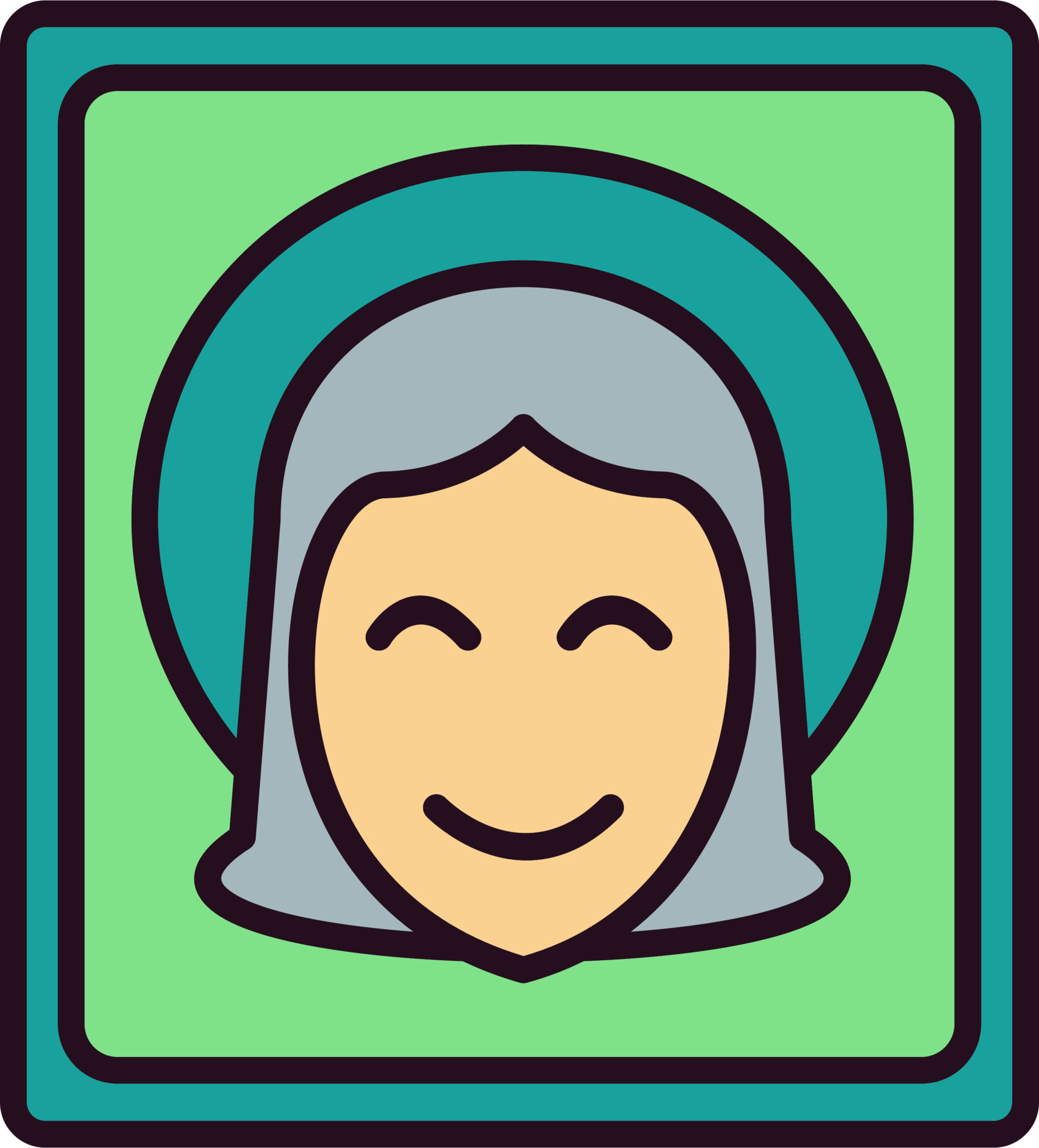 Portrait Vector Icon 19777234 Vector Art at Vecteezy