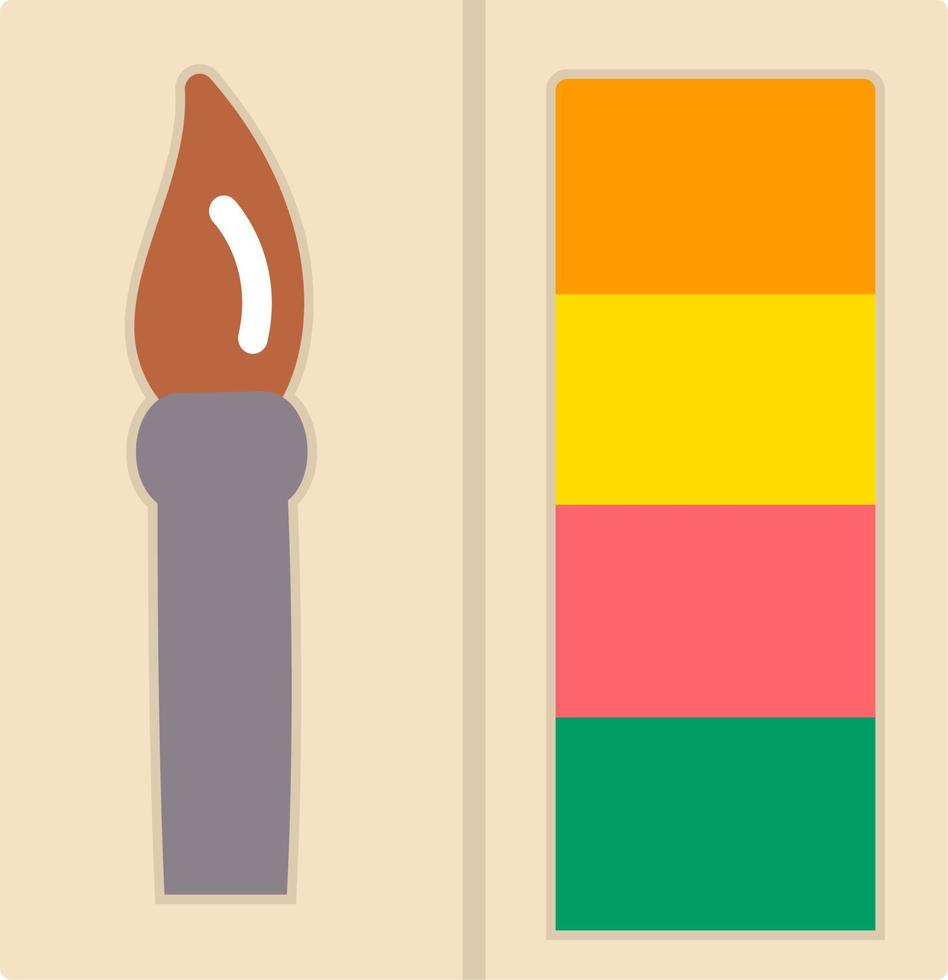 Watercolors Vector Icon