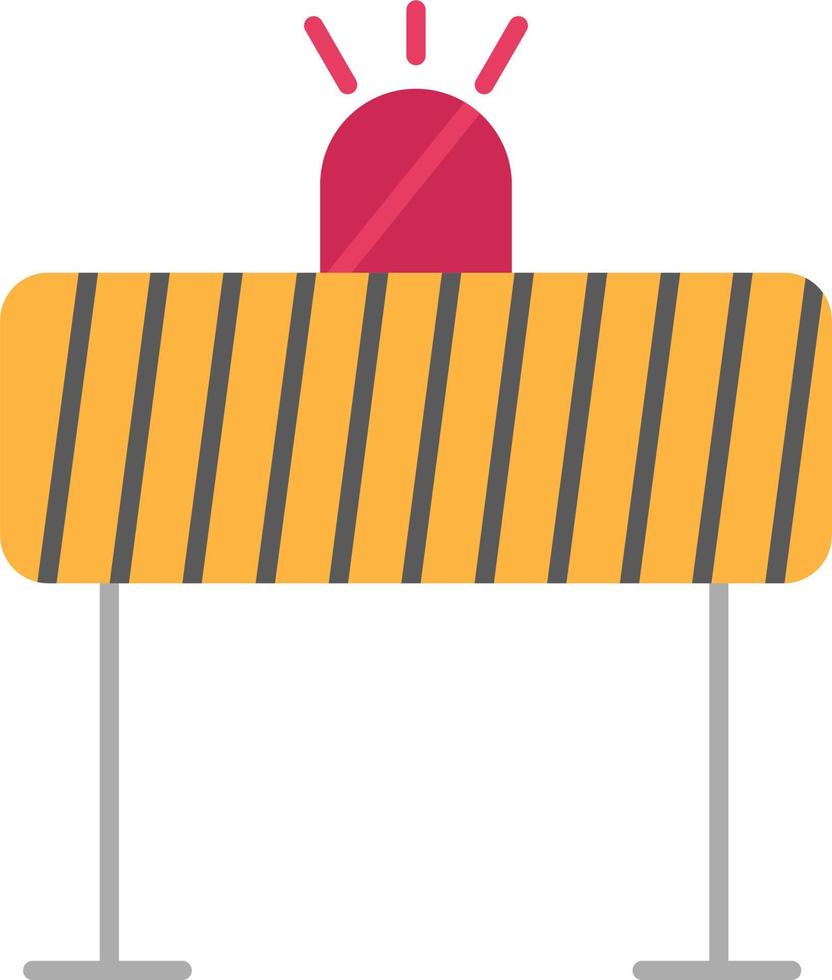 Road barrier Vector Icon