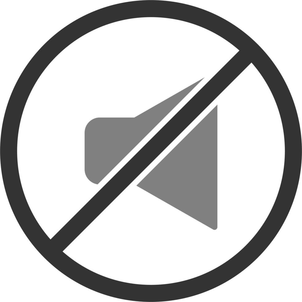 Mute Vector Icon