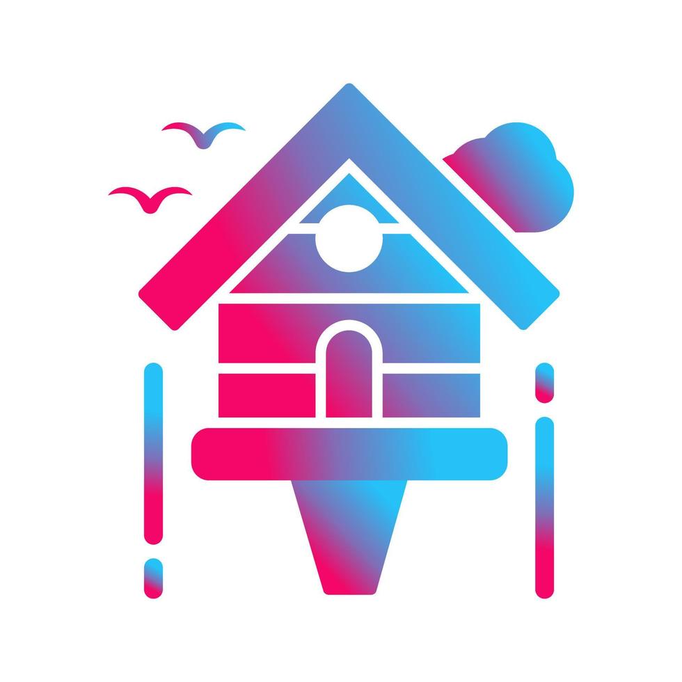 Birdhouse Vector Icon