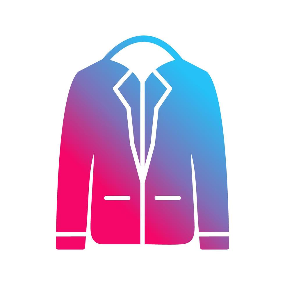 icono de vector de chaqueta elegante