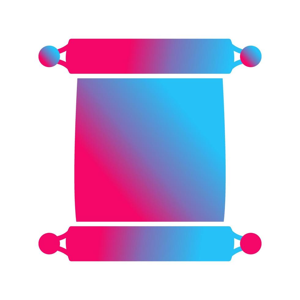 Scroll of Paper Vector Icon