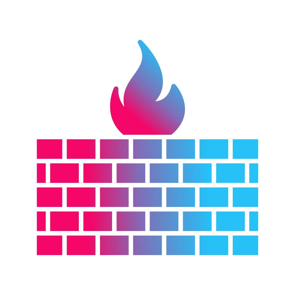 Firewall Vector Icon