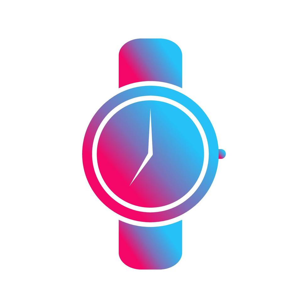 reloj, vector, icono vector