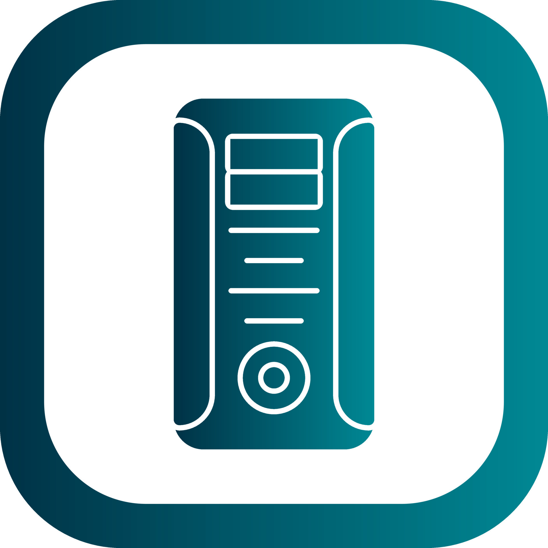 Computer Tower Vector Icon 19777933 Vector Art at Vecteezy