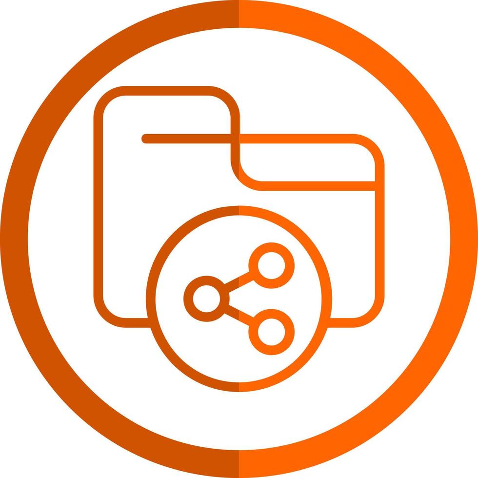 Shared Folder Vector Icon