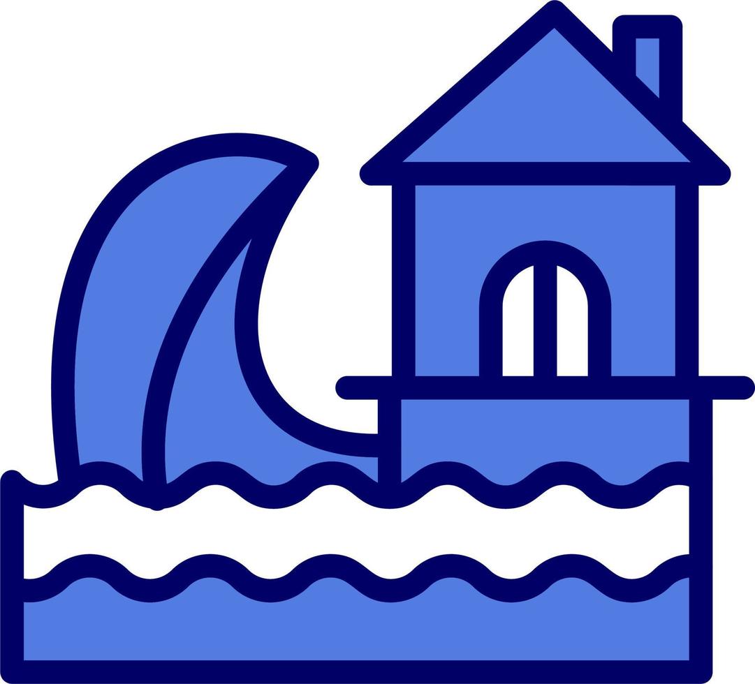 Tsunami Vector Icon