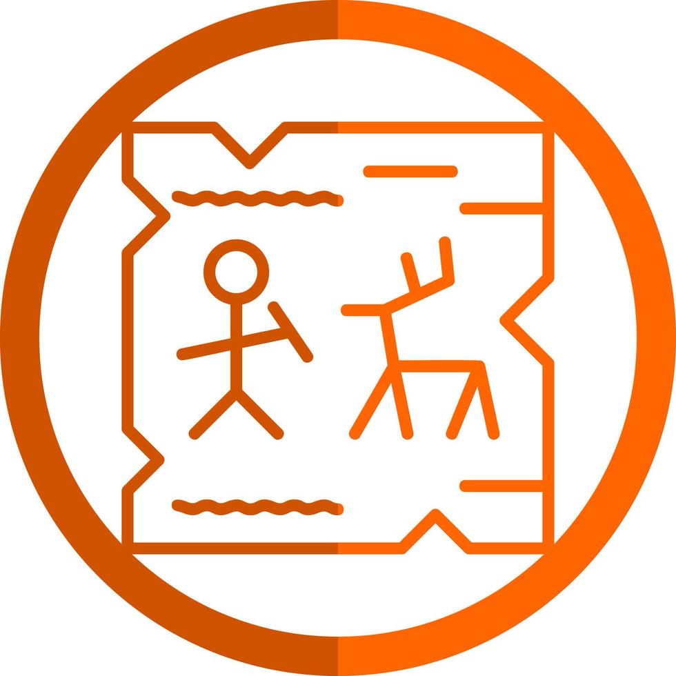 Cave Painting Vector Icon