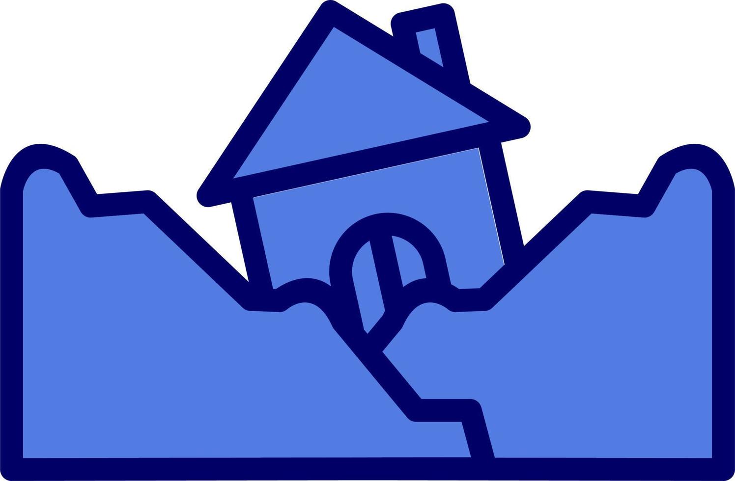 Earthquake Vector Icon