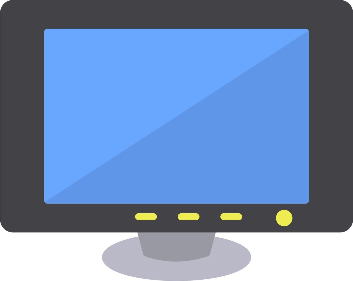 monitor de icono de vector