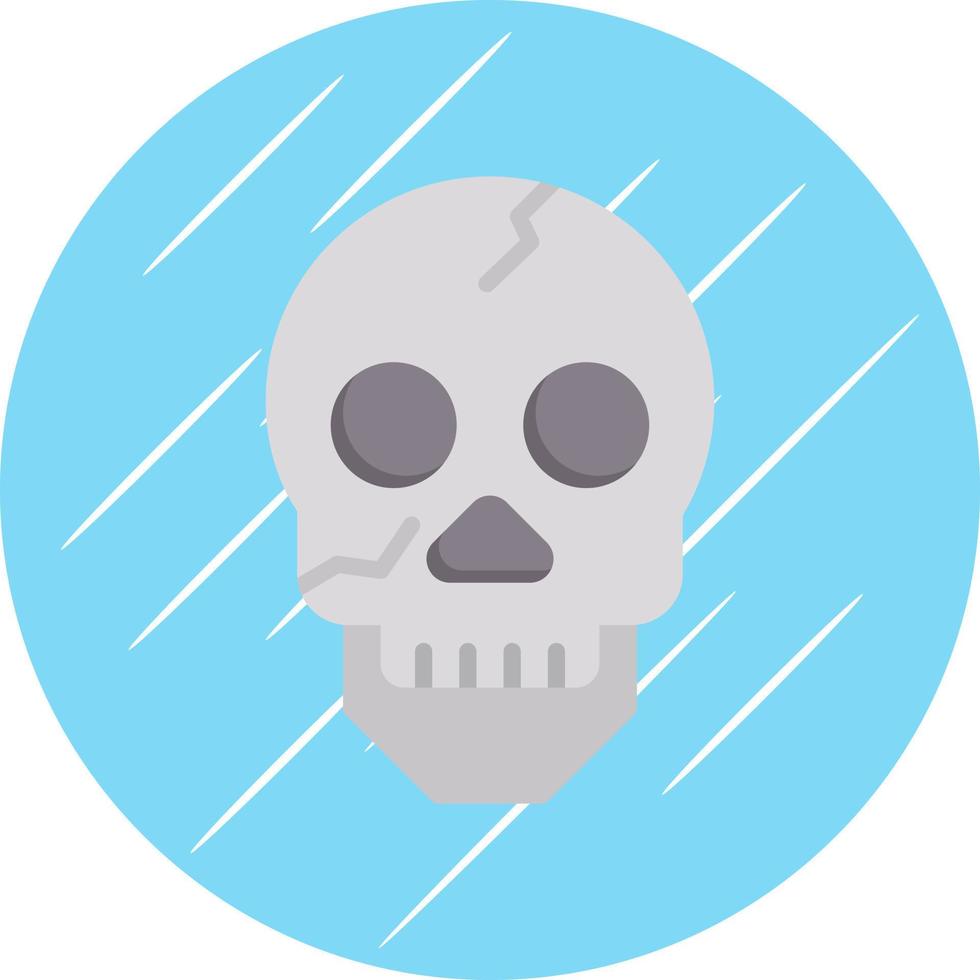 icono de vector de calavera