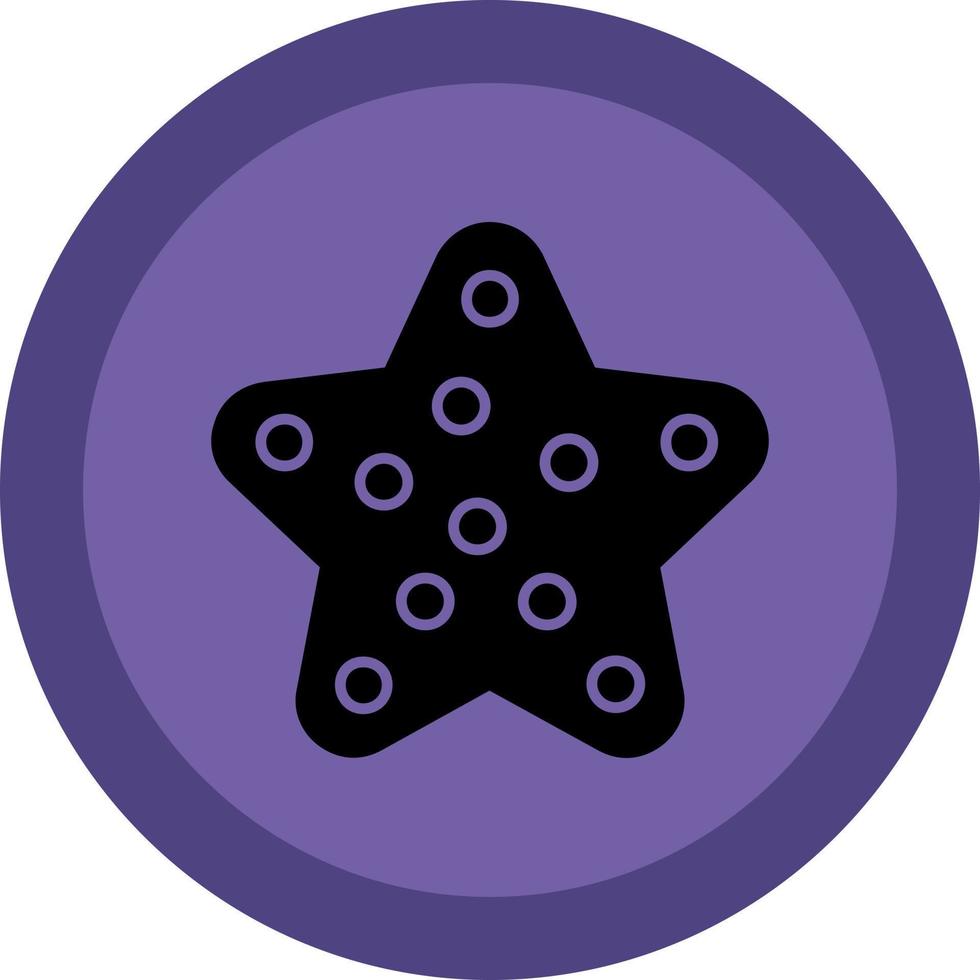 Starfish Vector Icon Design