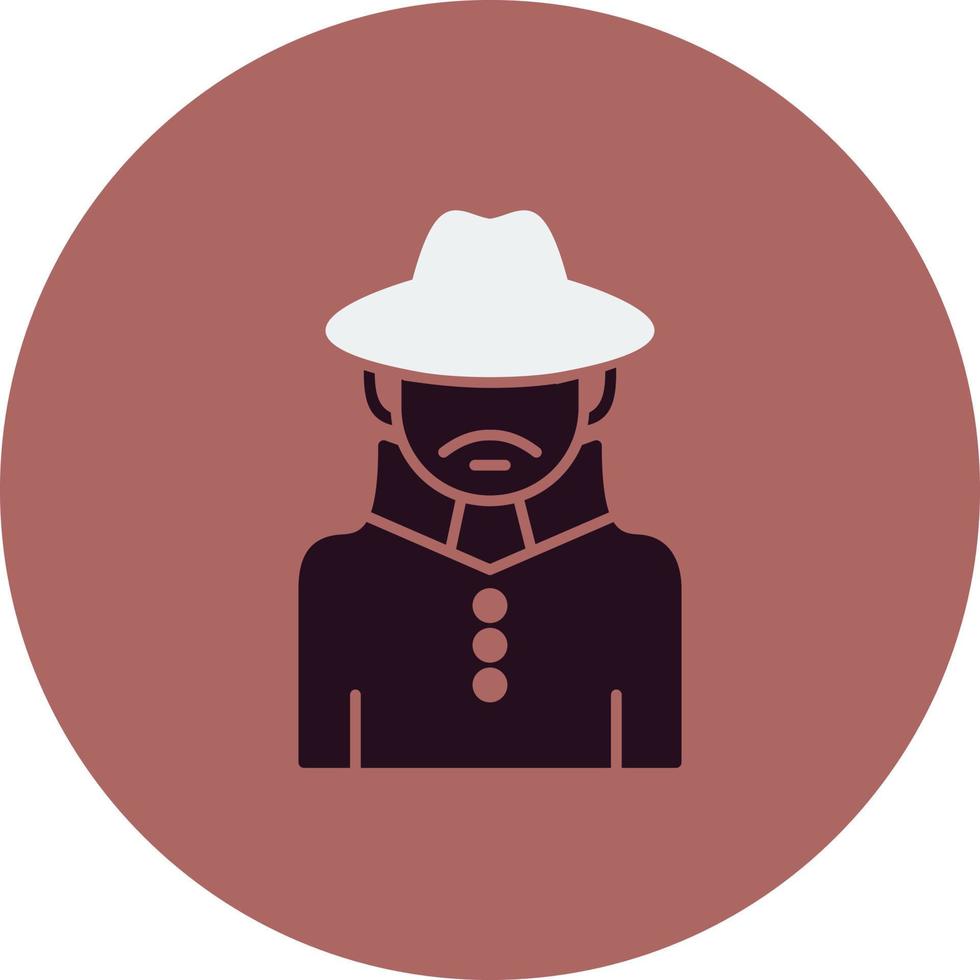 icono de vector de detective