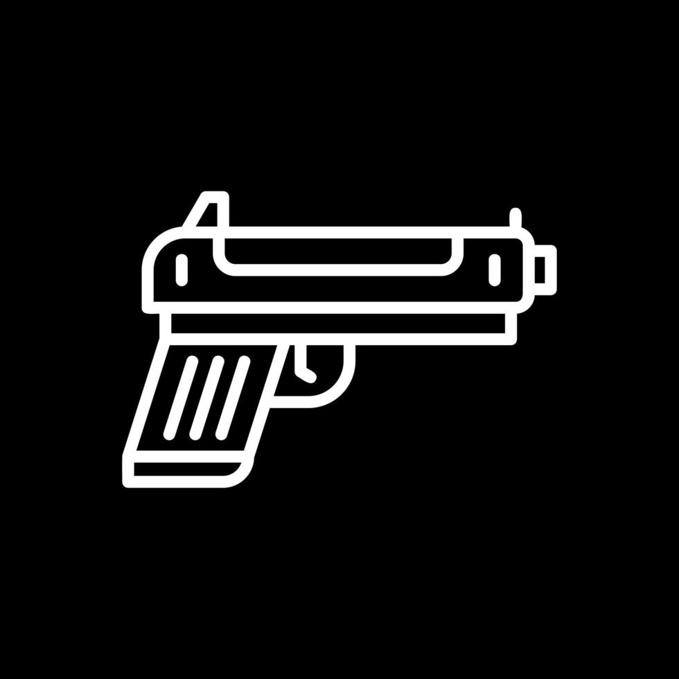 diseño de icono de vector de pistola