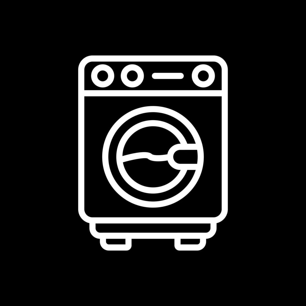 Washing Machine Vector Icon Design