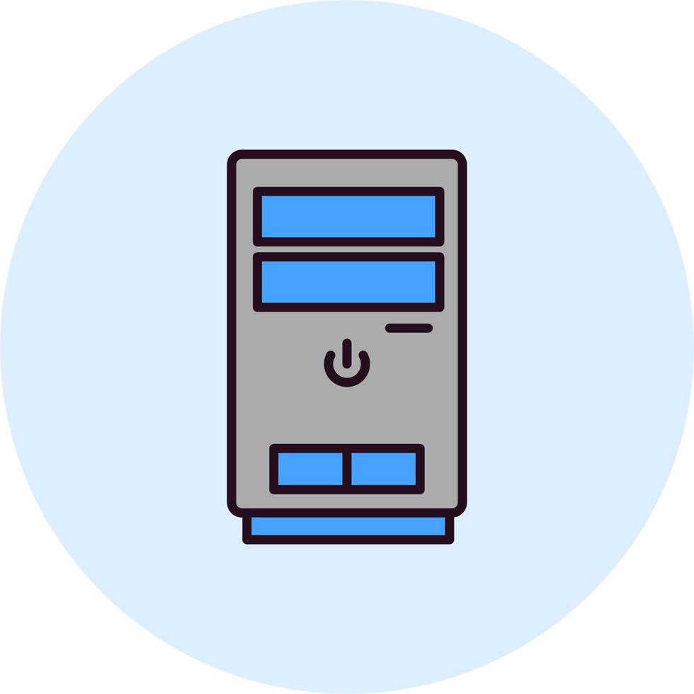 Cpu tower Vector Icon