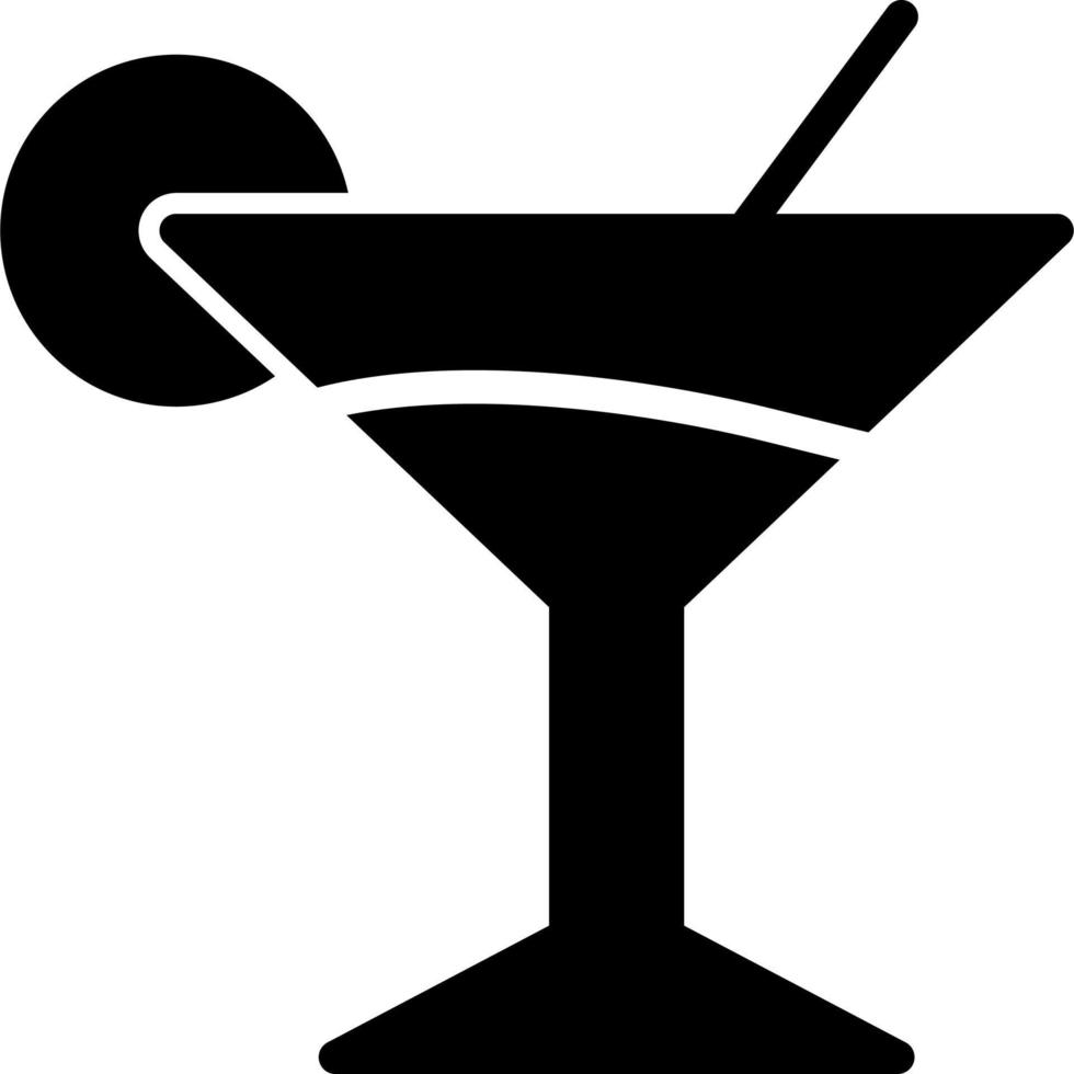 icono de vector de martini