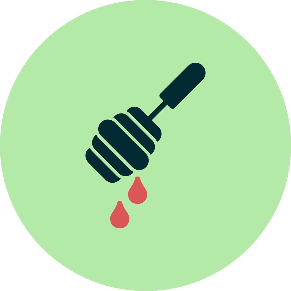 Honey Dipper Vector Icon