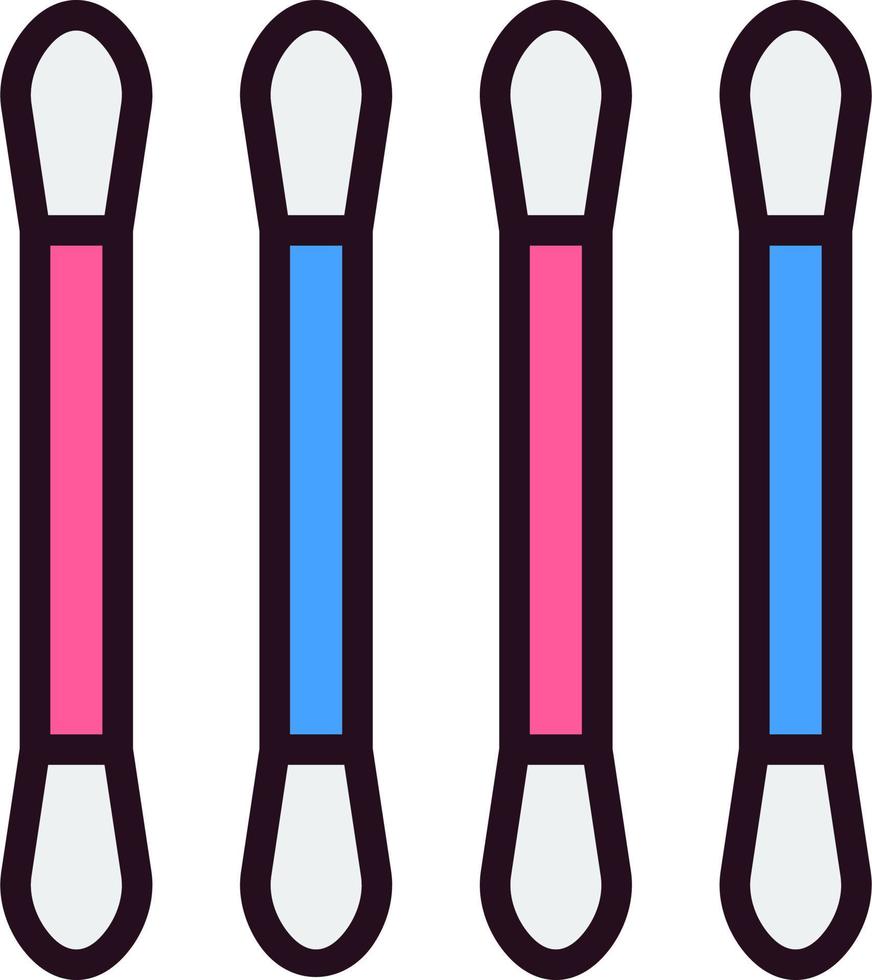 Cotton Buds Vector Icon